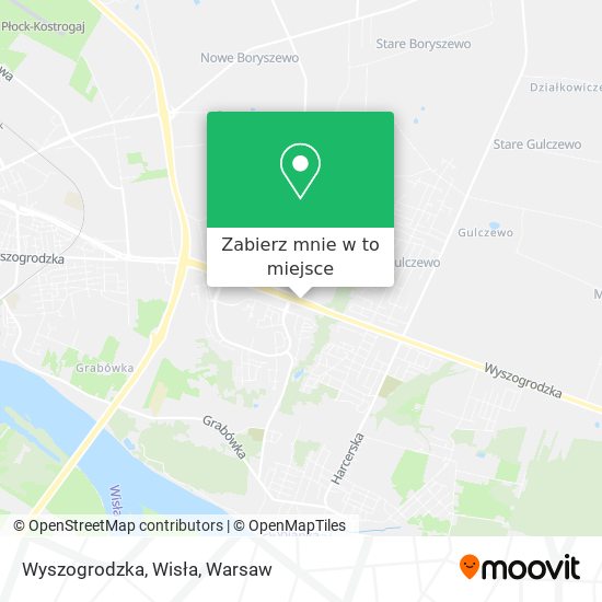 Mapa Wyszogrodzka, Wisła