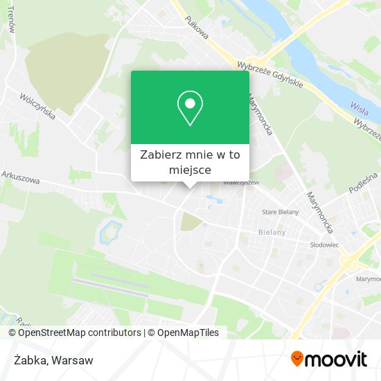 Mapa Żabka