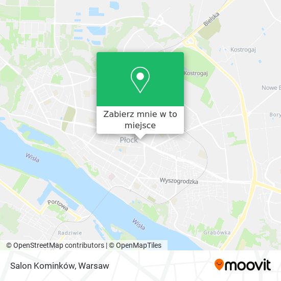 Mapa Salon Kominków