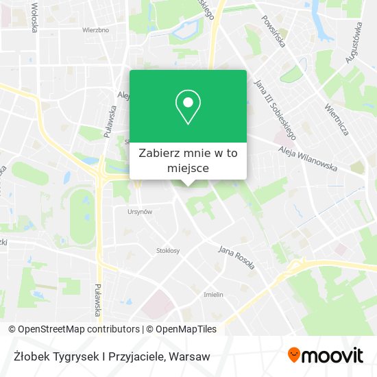 Mapa Żłobek Tygrysek I Przyjaciele