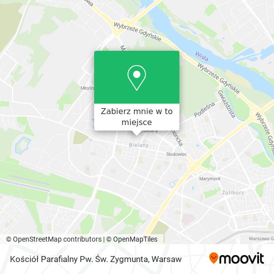 Mapa Kościół Parafialny Pw. Św. Zygmunta