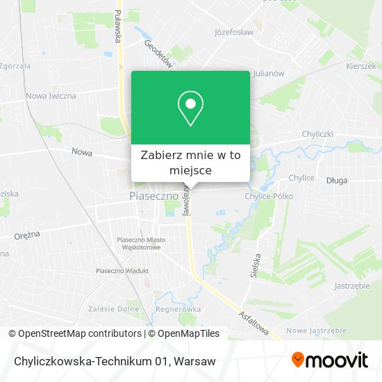 Mapa Chyliczkowska-Technikum 01