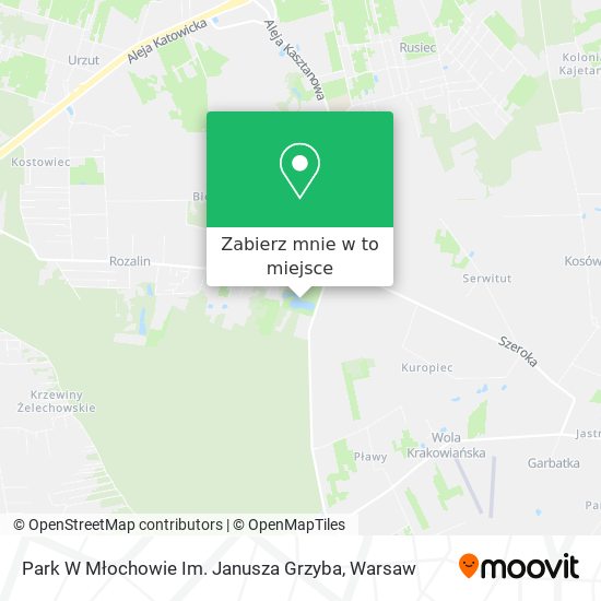 Mapa Park W Młochowie Im. Janusza Grzyba