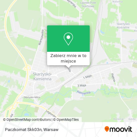 Mapa Paczkomat Skk03n