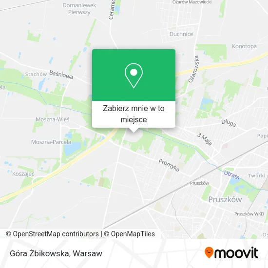 Mapa Góra Żbikowska