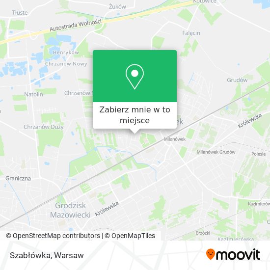 Mapa Szabłówka