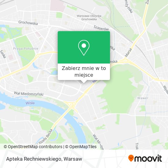 Mapa Apteka Rechniewskiego