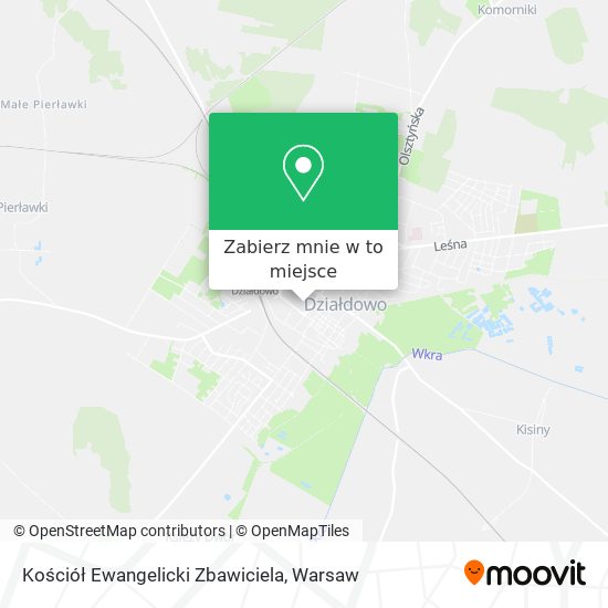 Mapa Kościół Ewangelicki Zbawiciela