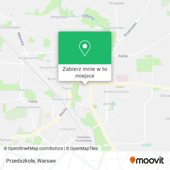 Mapa Przedszkole