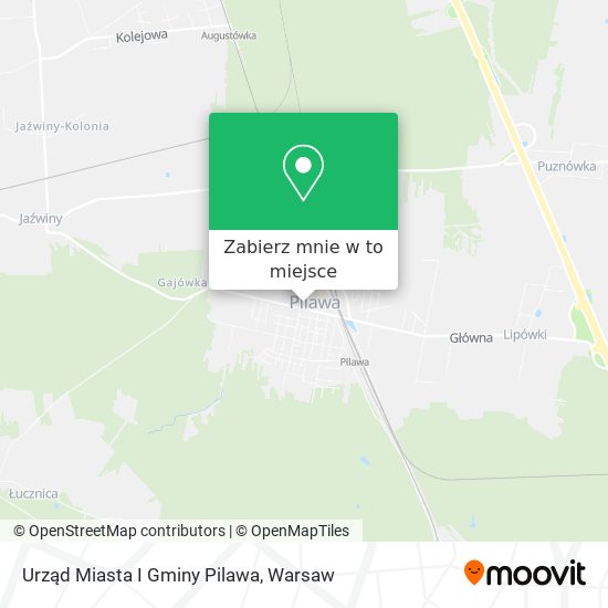 Mapa Urząd Miasta I Gminy Pilawa