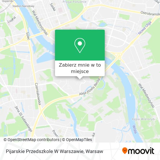 Mapa Pijarskie Przedszkole W Warszawie