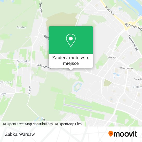 Mapa Żabka