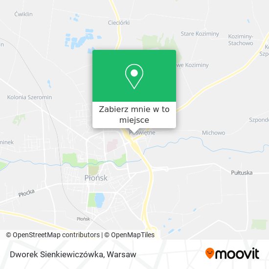 Mapa Dworek Sienkiewiczówka