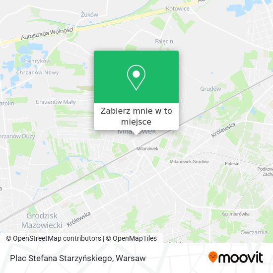 Mapa Plac Stefana Starzyńskiego