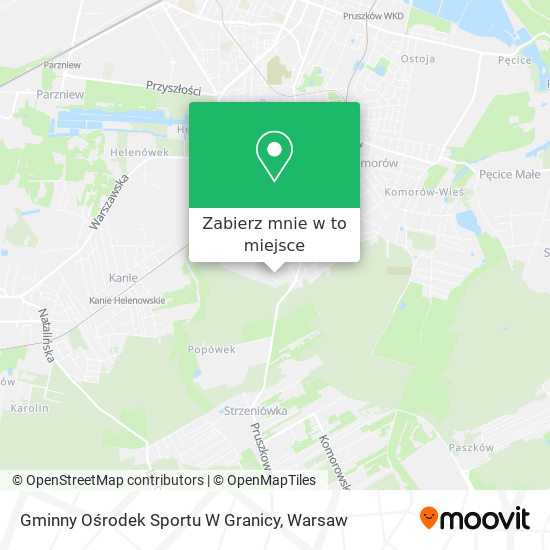 Mapa Gminny Ośrodek Sportu W Granicy