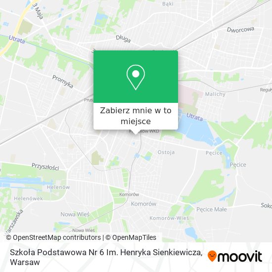 Mapa Szkoła Podstawowa Nr 6 Im. Henryka Sienkiewicza