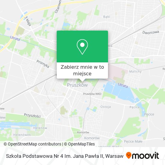 Mapa Szkoła Podstawowa Nr 4 Im. Jana Pawła II