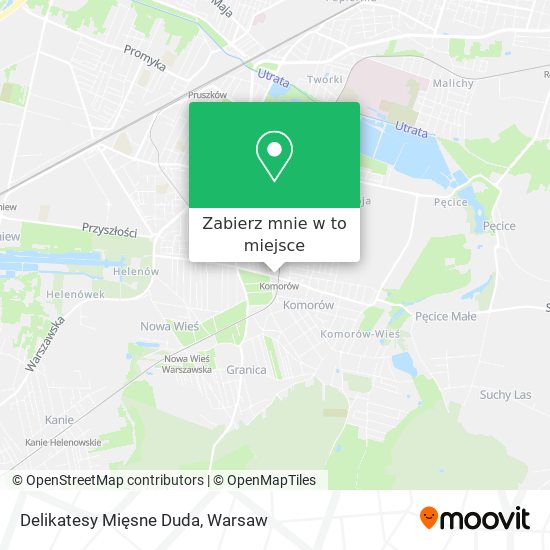 Mapa Delikatesy Mięsne Duda