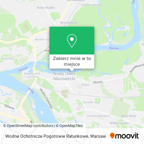 Mapa Wodne Ochotnicze Pogotowie Ratunkowe