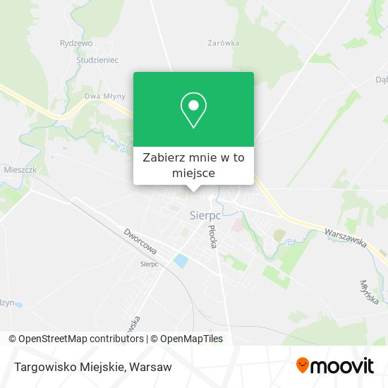 Mapa Targowisko Miejskie