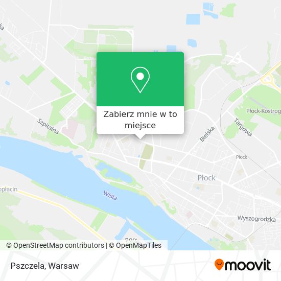 Mapa Pszczela