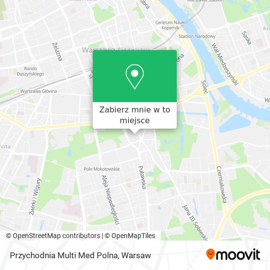 Mapa Przychodnia Multi Med Polna