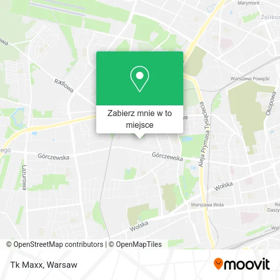 Mapa Tk Maxx