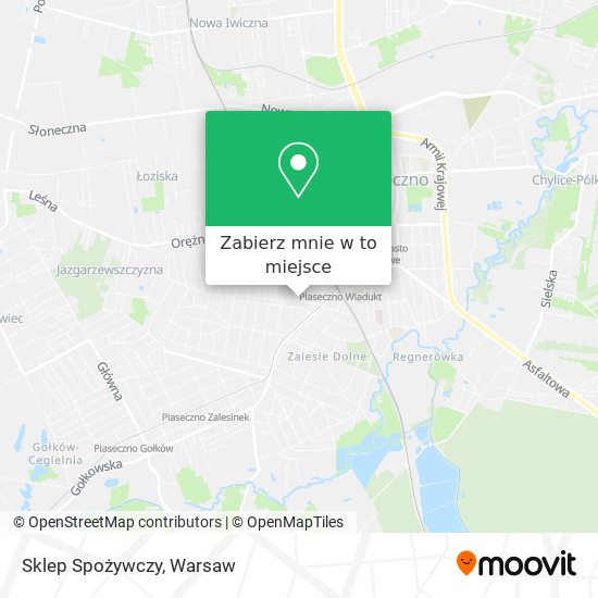 Mapa Sklep Spożywczy