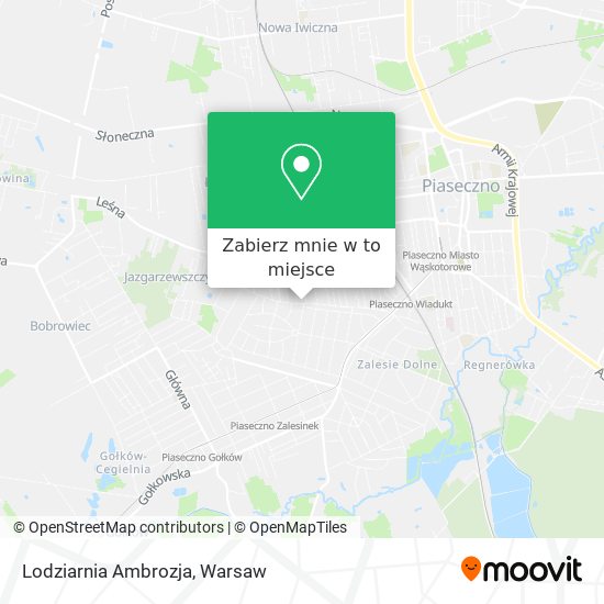 Mapa Lodziarnia Ambrozja