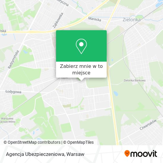 Mapa Agencja Ubezpieczeniowa