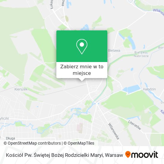 Mapa Kościół Pw. Świętej Bożej Rodzicielki Maryi