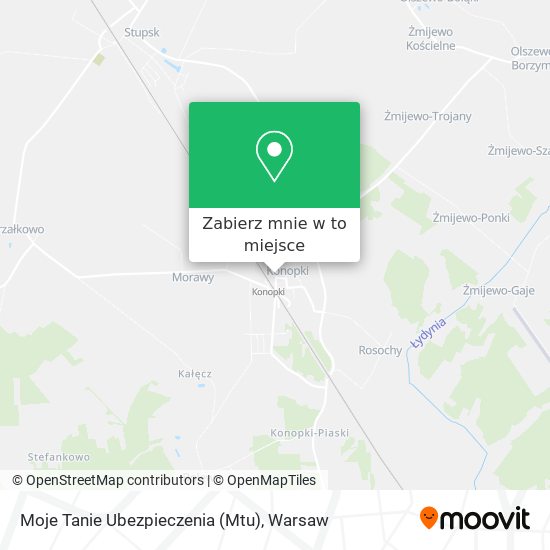 Mapa Moje Tanie Ubezpieczenia (Mtu)