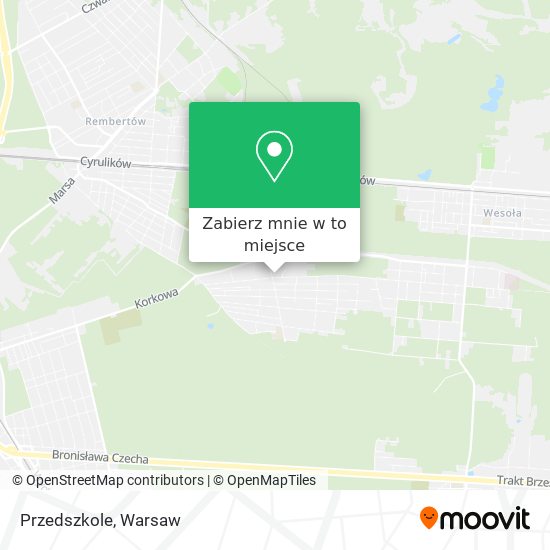 Mapa Przedszkole