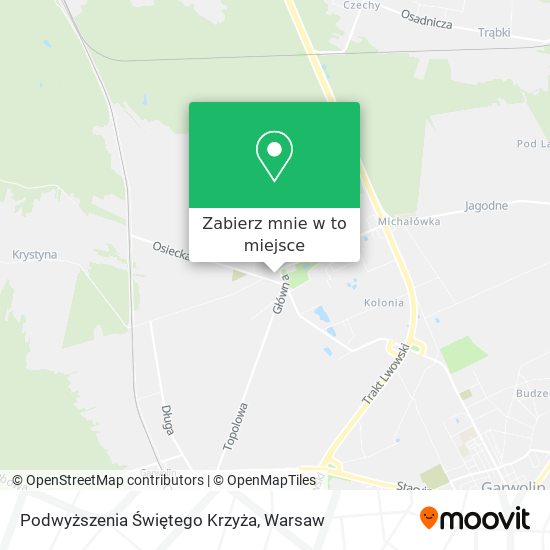 Mapa Podwyższenia Świętego Krzyża