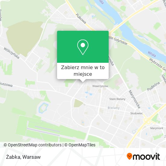 Mapa Żabka