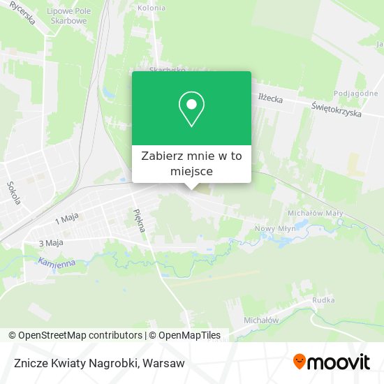 Mapa Znicze Kwiaty Nagrobki