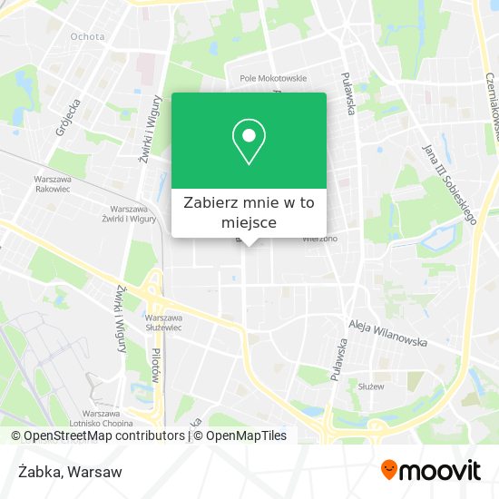 Mapa Żabka