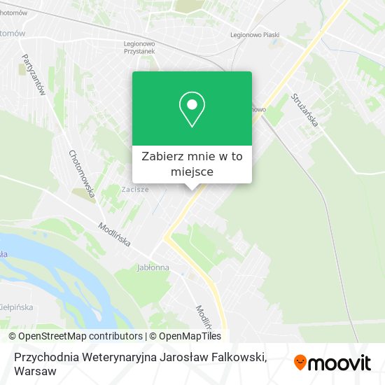 Mapa Przychodnia Weterynaryjna Jarosław Falkowski