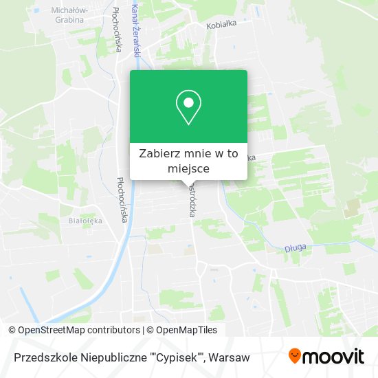 Mapa Przedszkole Niepubliczne ""Cypisek""