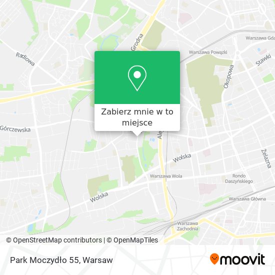 Mapa Park Moczydło 55