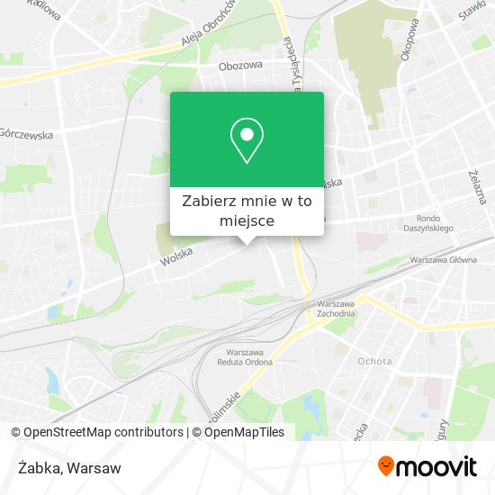 Mapa Żabka