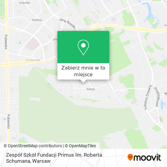 Mapa Zespół Szkół Fundacji Primus Im. Roberta Schumana