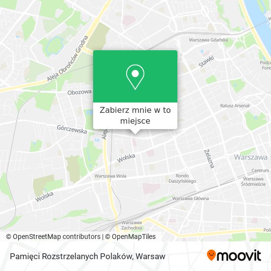 Mapa Pamięci Rozstrzelanych Polaków