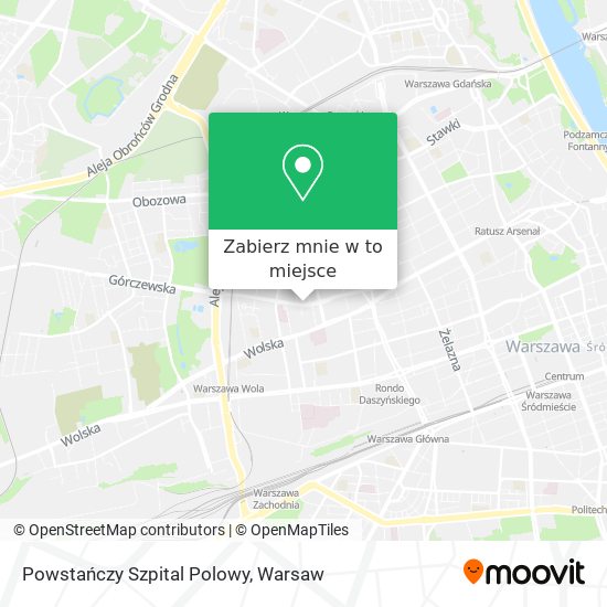 Mapa Powstańczy Szpital Polowy