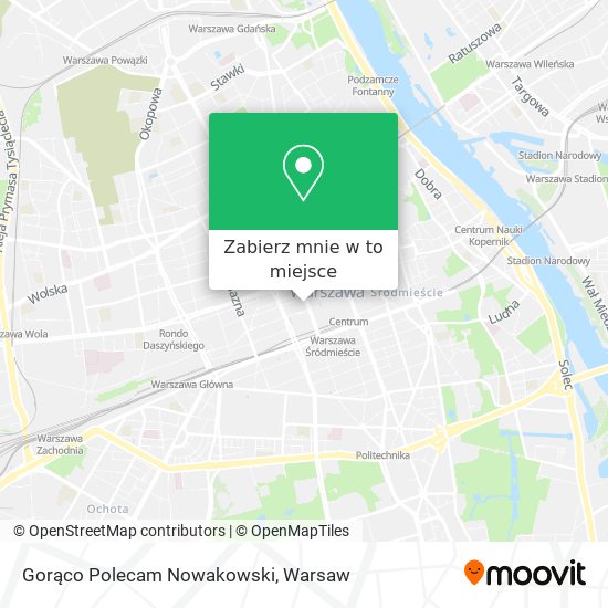 Mapa Gorąco Polecam Nowakowski