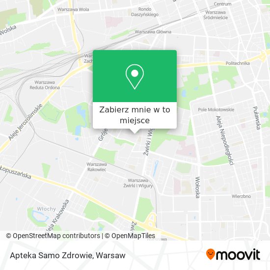 Mapa Apteka Samo Zdrowie