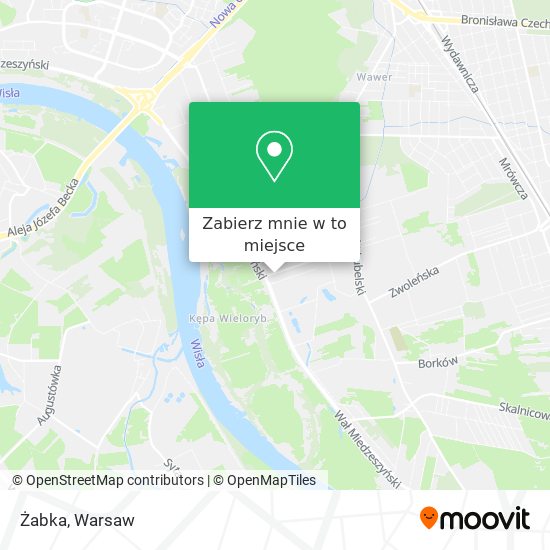 Mapa Żabka