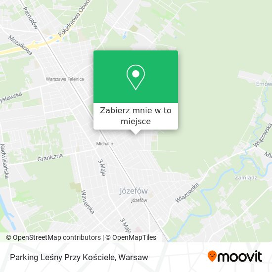 Mapa Parking Leśny Przy Kościele