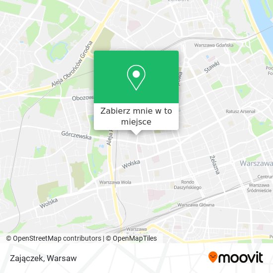 Mapa Zajączek