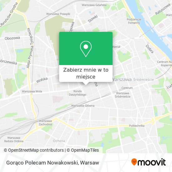 Mapa Gorąco Polecam Nowakowski